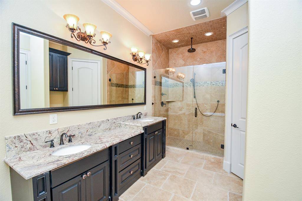 Primary bathroom.