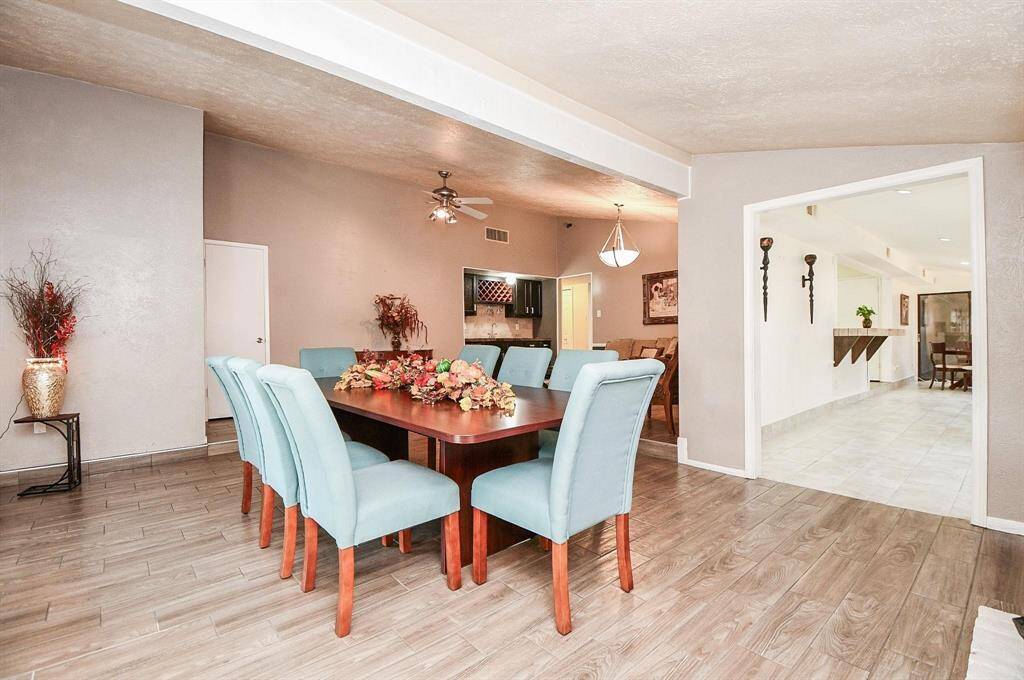 Custom painted accent walls