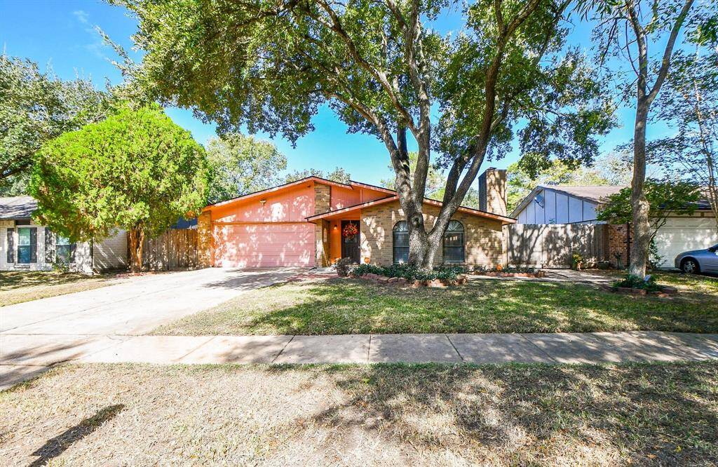 Front Elevation on large yard