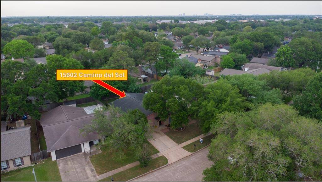 Treed lot front & back