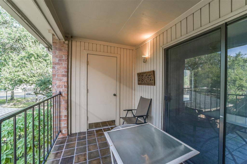 Charming patio accessible from both the living room and bedroom—a perfect spot for relaxing. Includes a spacious storage closet.