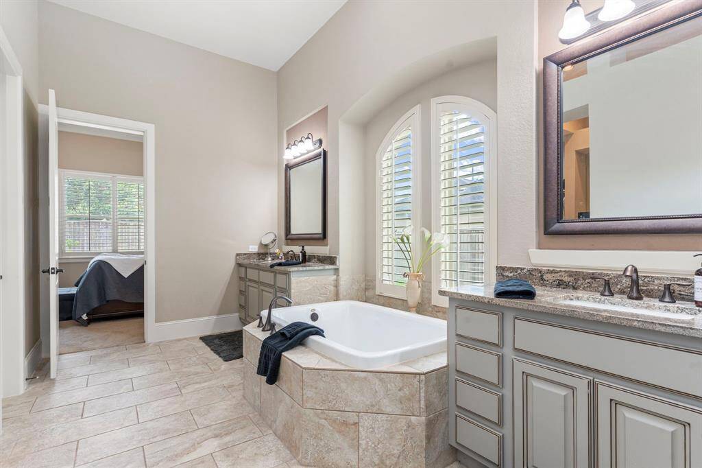 Soak your cares away in this luxurious deep soaker tub, where you can unwind and let the bubbles melt your stress!