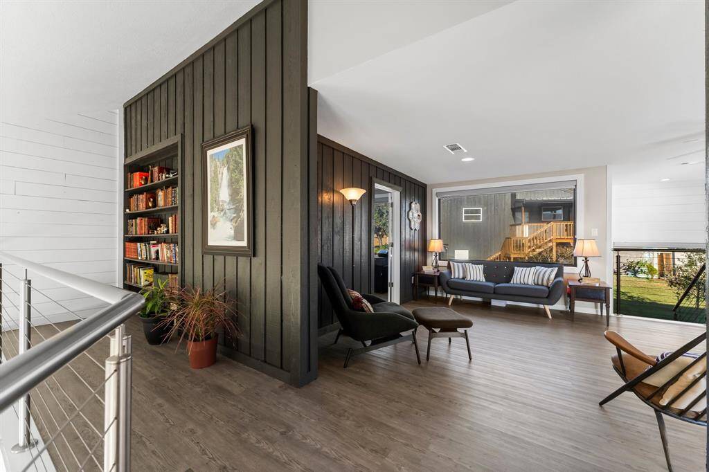 Upstairs reading nook