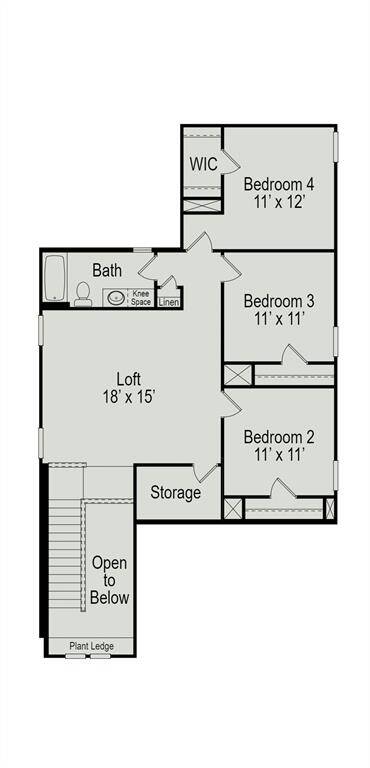 The Sparrow II- First Floor Plan.