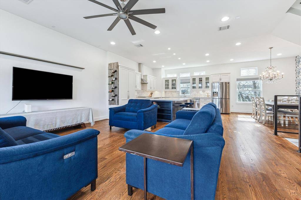 OPEN CONCEPT living, dining, and kitchen. This space is the entire second floor!