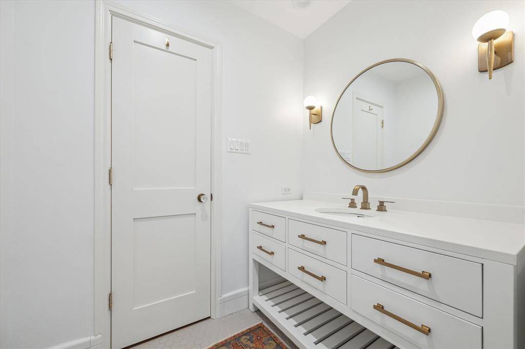 Another view of the upstairs full bath for secondary bedroom