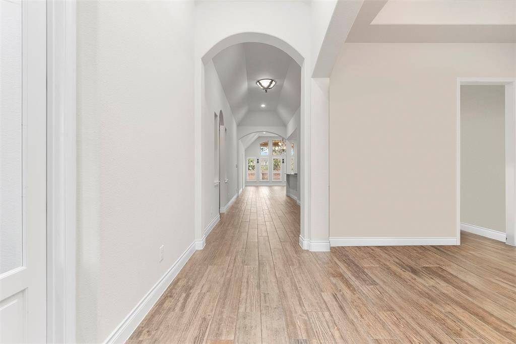 Grand entrance with soaring 13-foot ceilings and gorgeous tile floors.