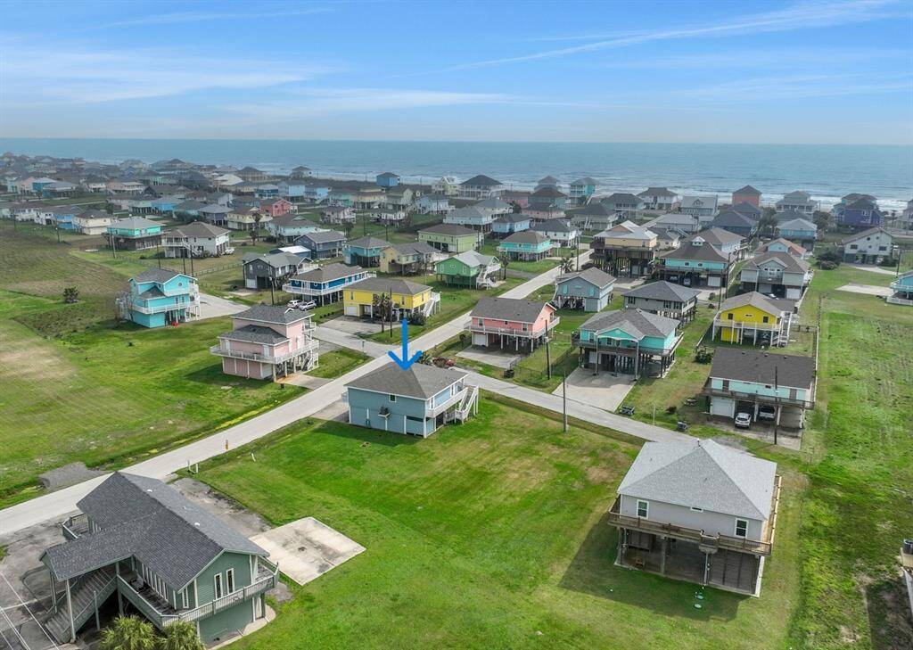 Plus, you’re just a short golf cart ride or walk up Cobbs Cove to the beach. There is a one-car garage & tons of extra parking underneath, making it easy to host guests or store your beach toys! Island perks? You’ll be near Camp Margaritaville Resort, The Big Store & Ace Hardware, and Stingaree Restaurant & Marina. Need more adventure? Hop on the Bolivar Ferry & explore Galveston Island! Easily accessible from I-10 or the Bolivar Ferry from I-45-this dream beach home won’t last long! Call today for your pri