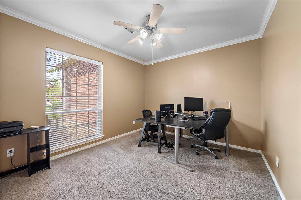 Create and focus in a versatile study or office space designed for productivity and comfort.