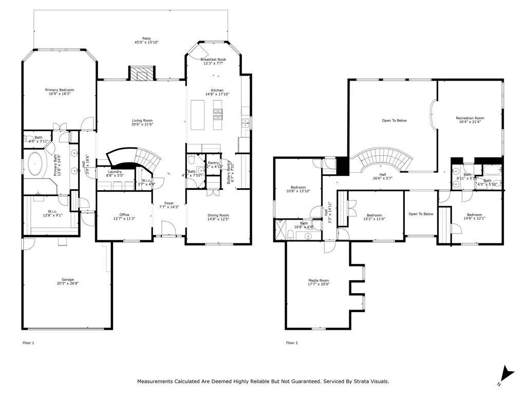Floor Plan (1st & 2nd Floors) *Dimensions to be independently verified*