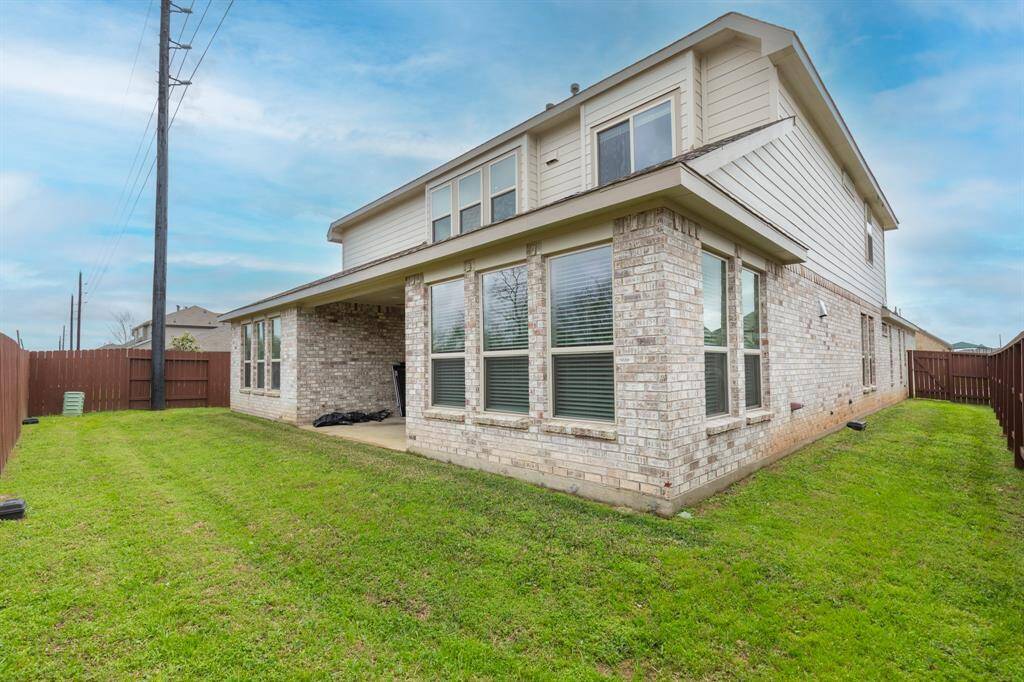 fully fenced and spacious yard