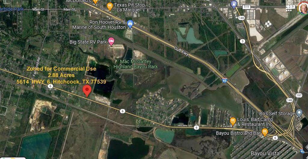 pulled off Google maps to show location and proximity to local businesses
