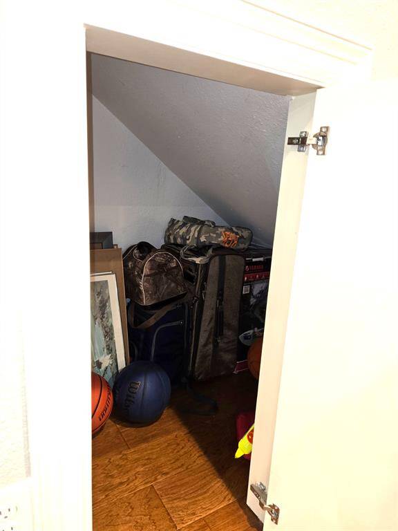 Under staircase storage
