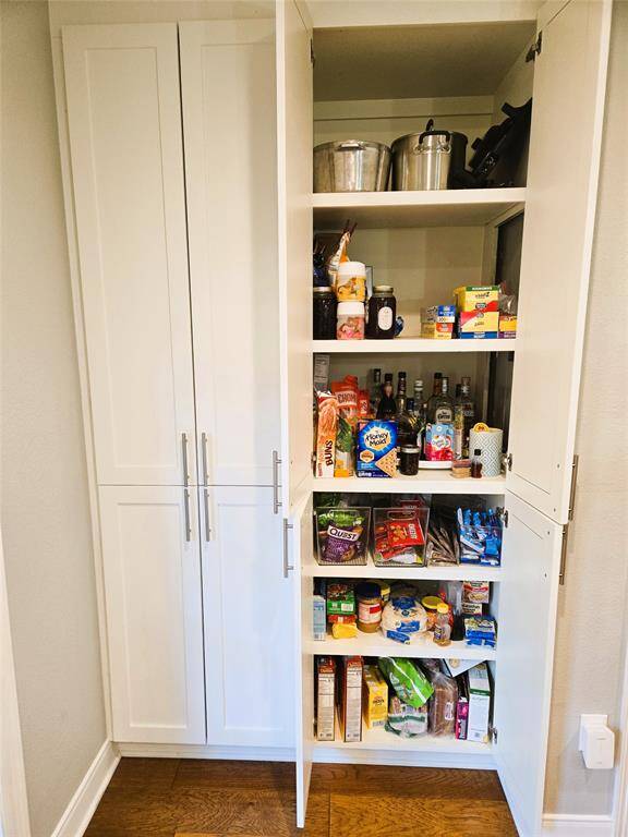 Lots of pantry storage
