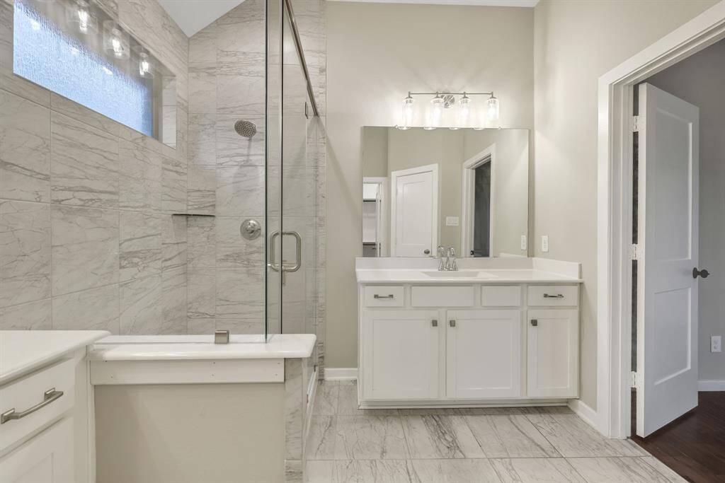 Another shot of the primary bathroom