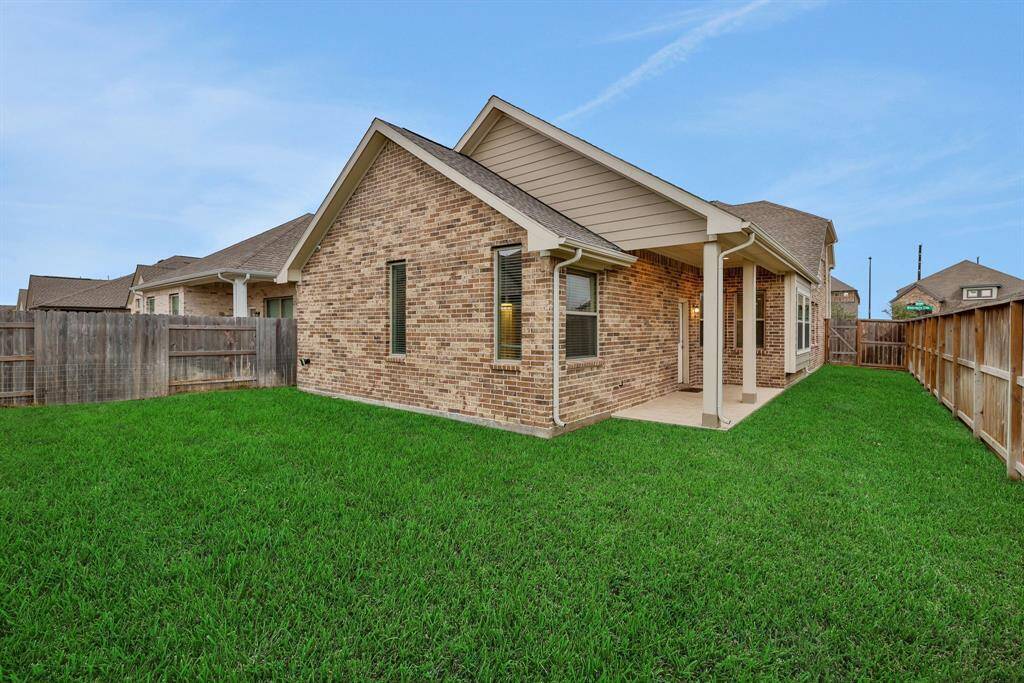 Good size backyard. Home is brick all around