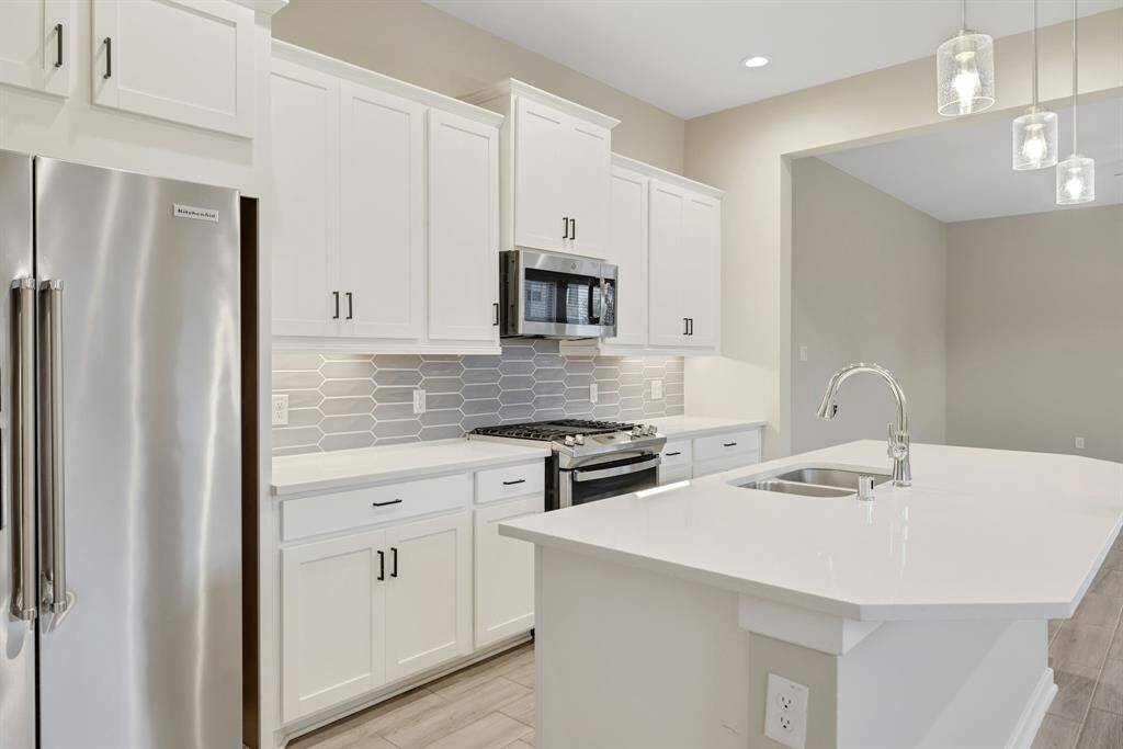 Clean and sleek kitchen