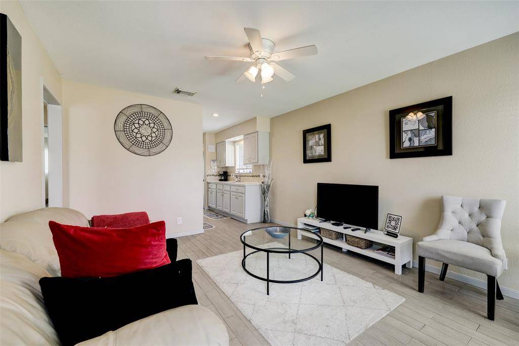 Staged example of the identical unit next door