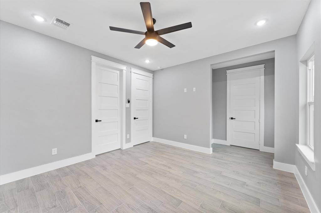 A generous walk-in closet located in the primary bedroom, providing plenty of storage space for your wardrobe.