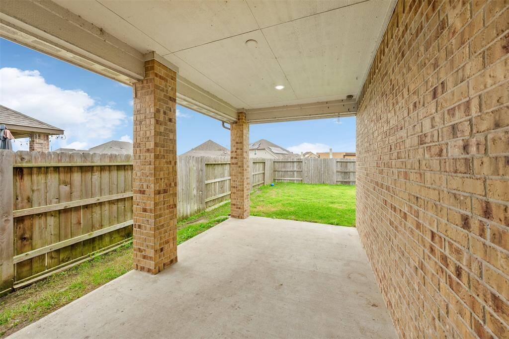 Covered patio