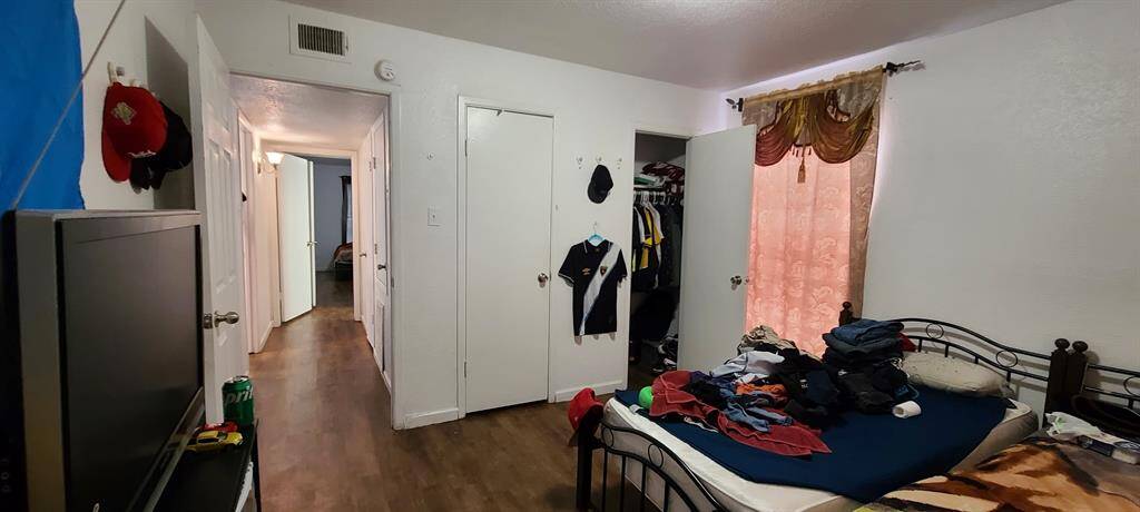 Master Bedroom with two closets