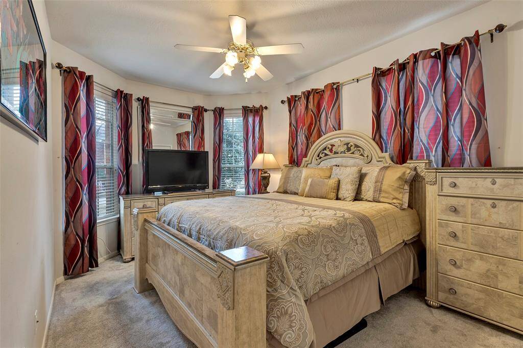 Second bedroom down stairs for guest.