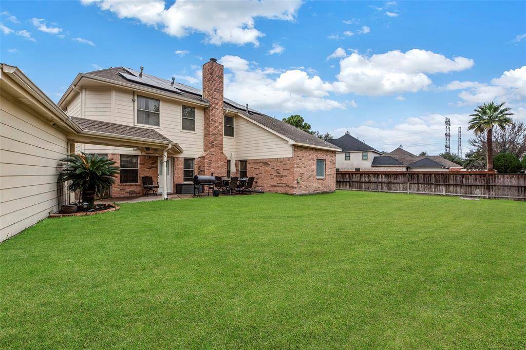 Great back yard. Room for play and gardens and or pool.