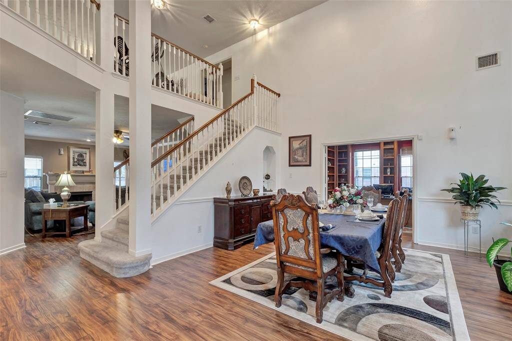 View of the family room from the entry.