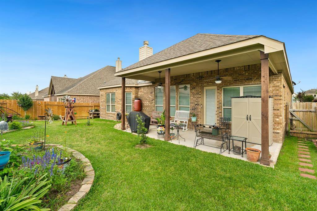 Outdoor area is both functional and welcoming.