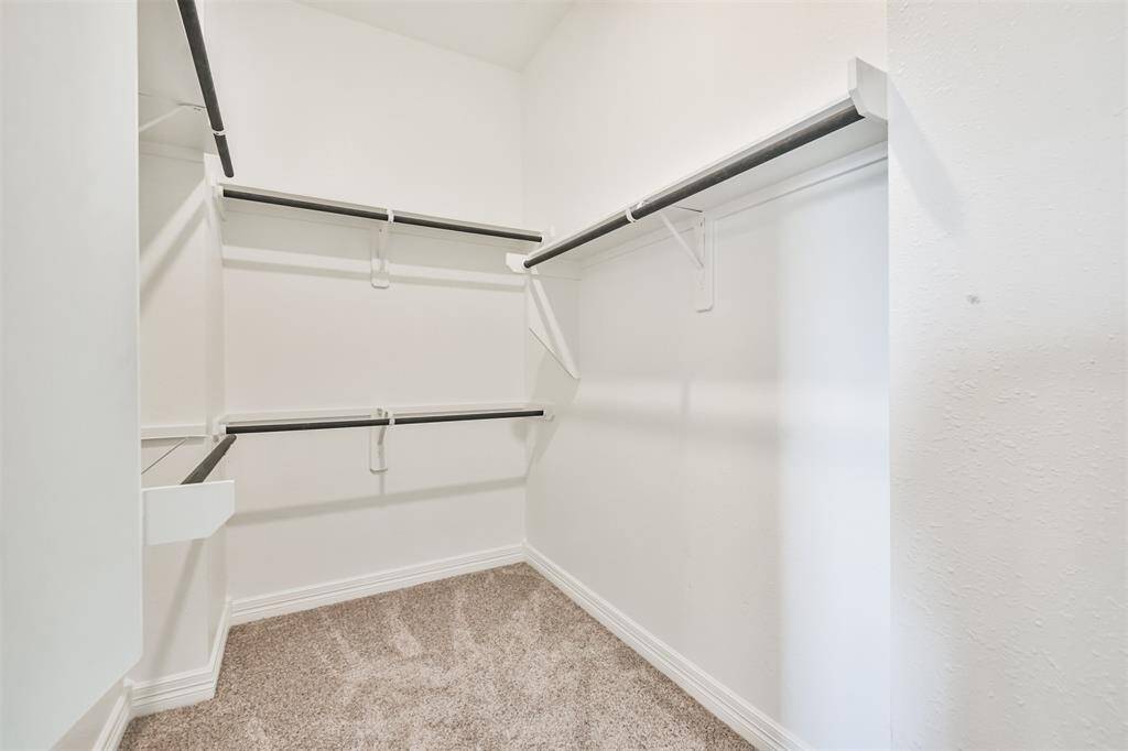 Additional master closet.