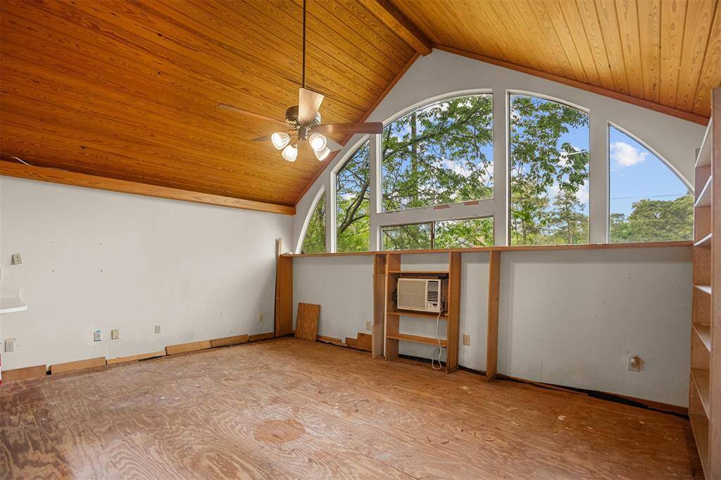 Over garage living airconditioned space. Needs to be finished out.