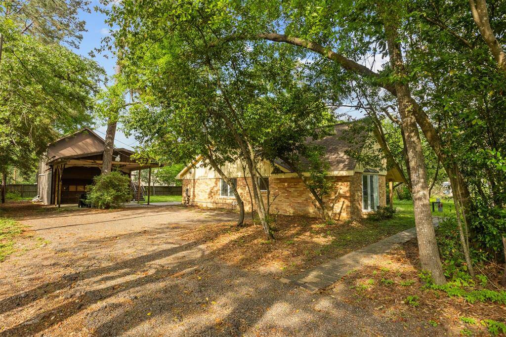 Extra long driveway.