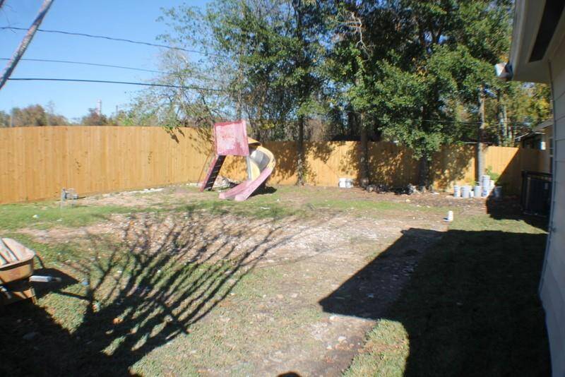 PRIVACY FENCED BACKYARD