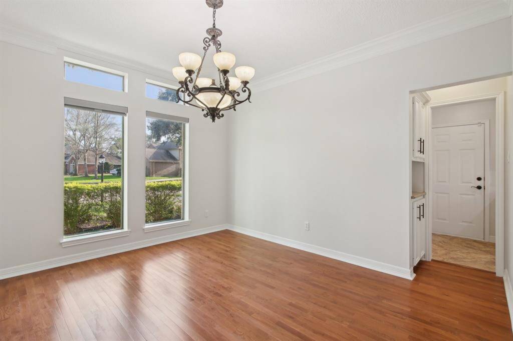 Butler area leading to kitchen