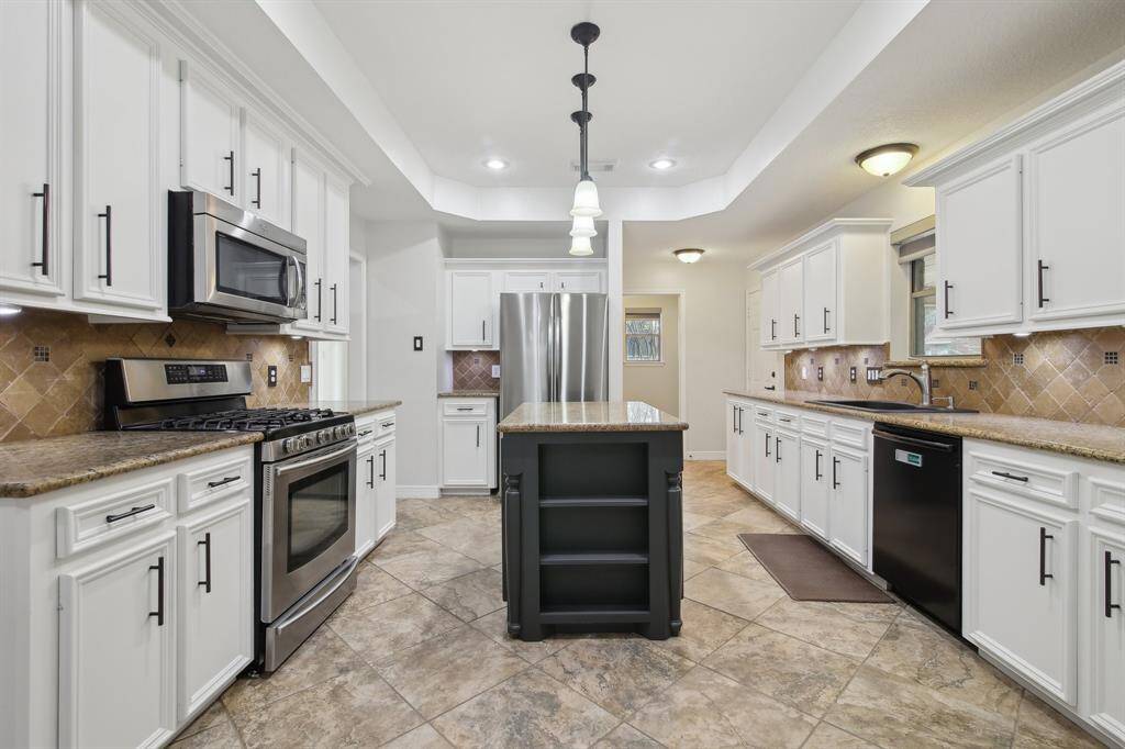 Large updated kitchen.