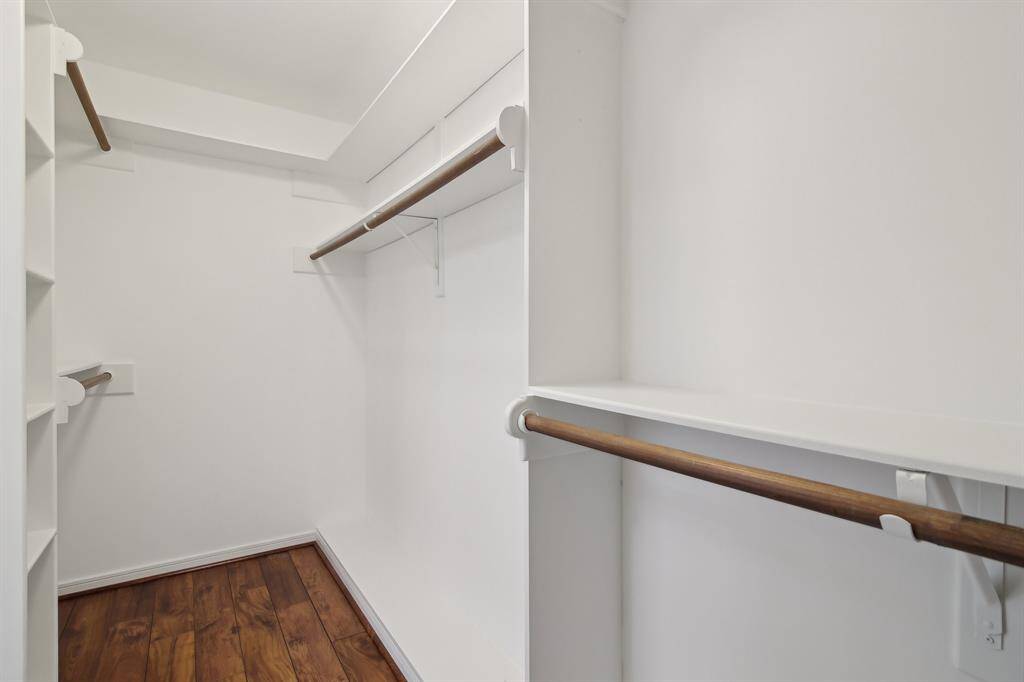 Primary closet