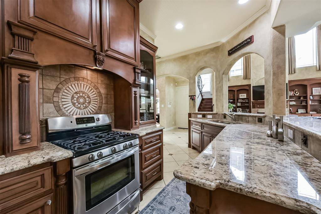 Intricate details throughout home.