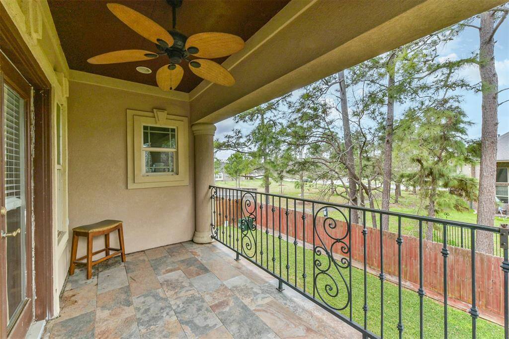 Master balcony.