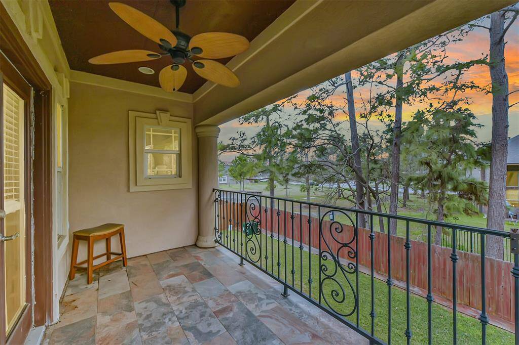 Master bedroom balcony.