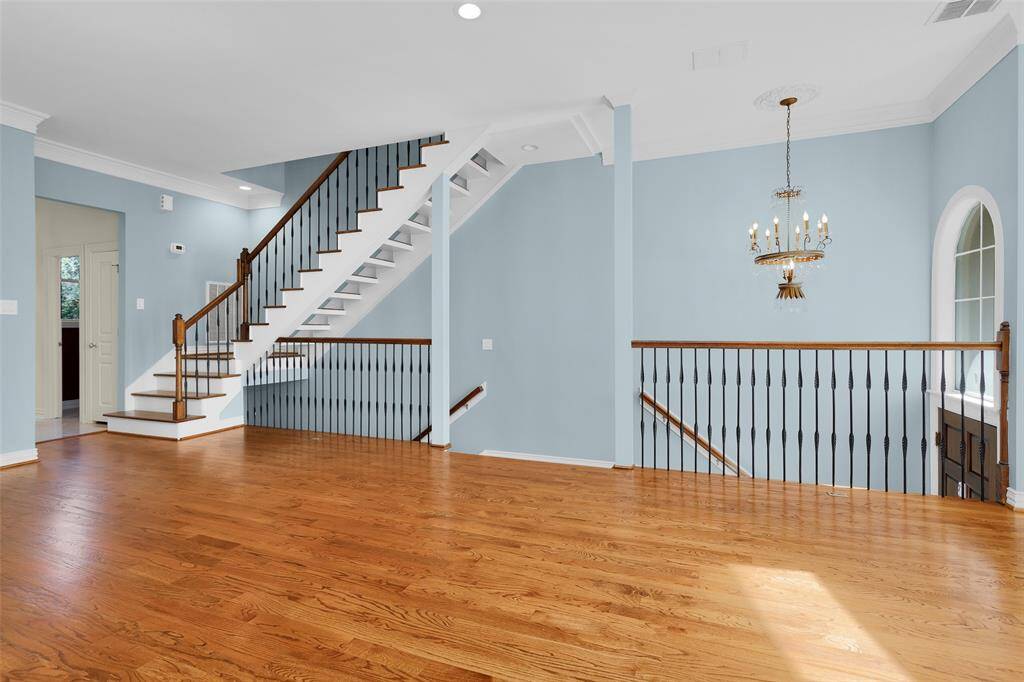 Wood Floors throughout: All three Levels.