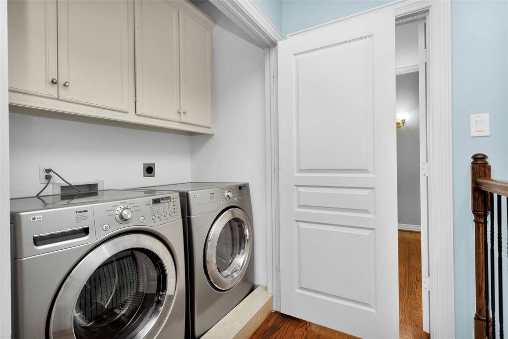 Refrigerator, Washer, Dryer and Big Screen TV all stay.
