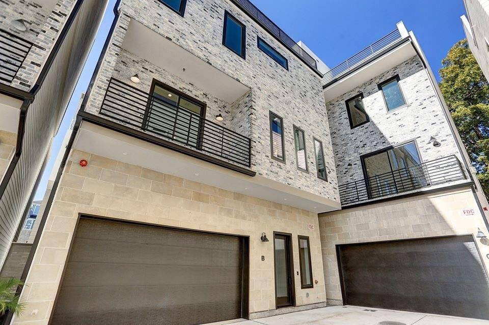 Unit B is the middle home