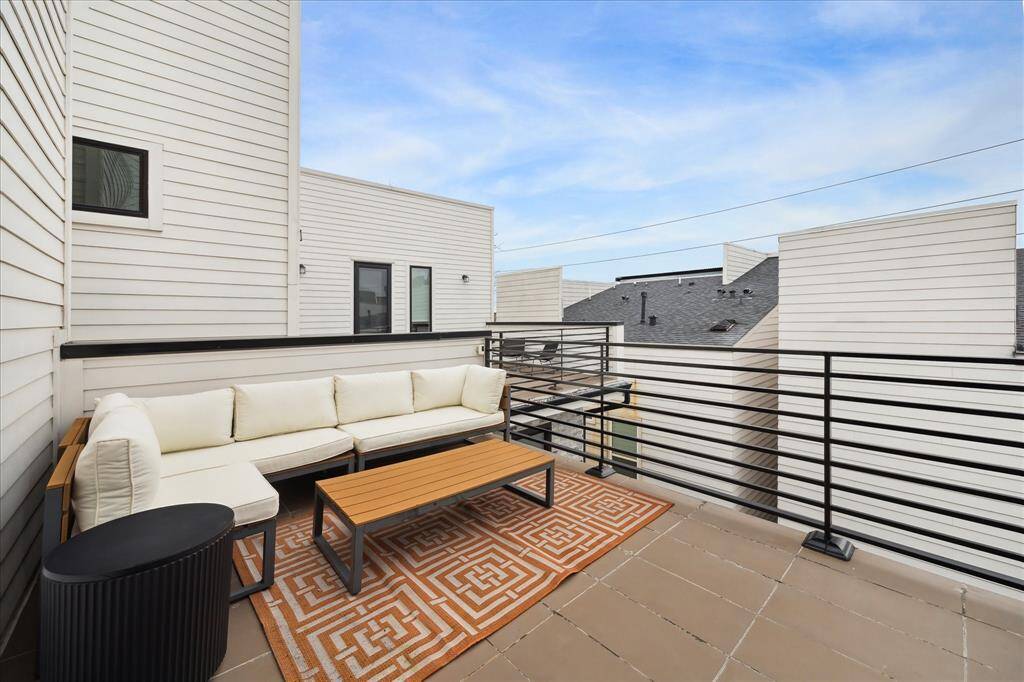 Great terrace space plumbed for water and gas