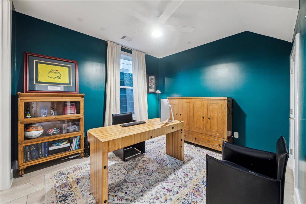 First floor bedroom is the perfect spot for a home office