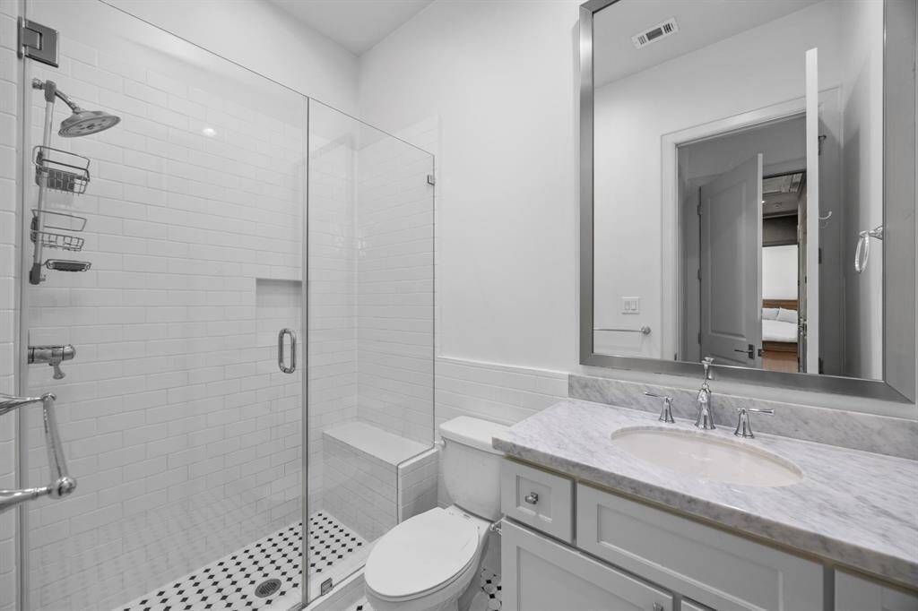 Ensuite bathroom for upstairs bedroom.