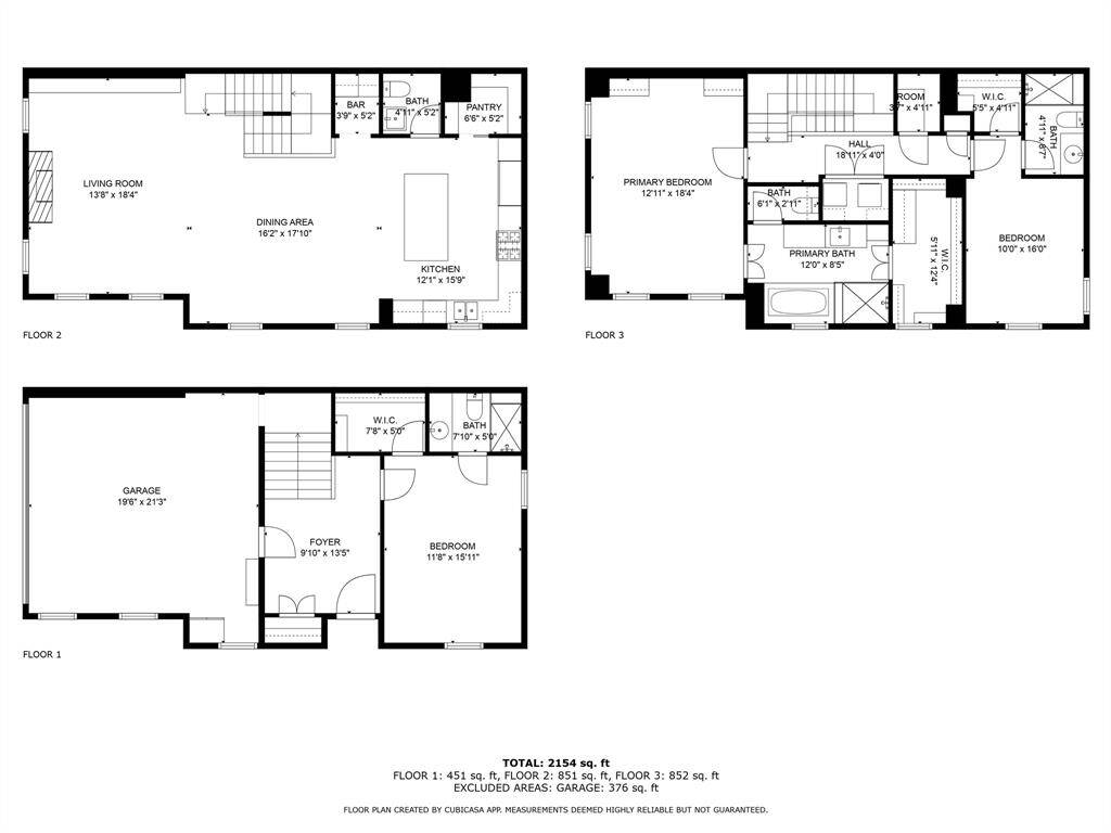 Floor plan with dimensions.
