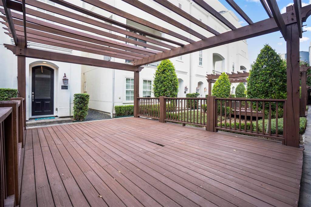 Shared patio