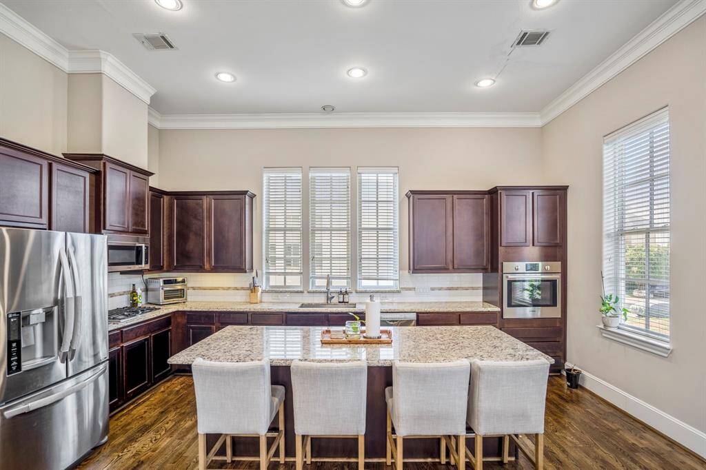 Open concept kitchen and living room