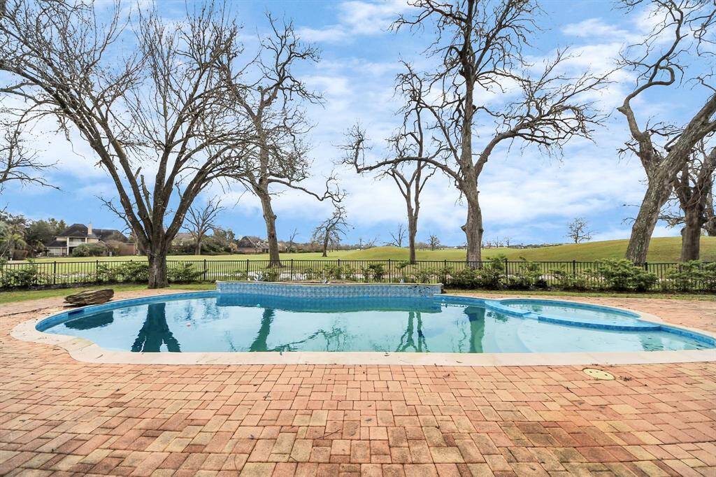 Refinished pool.