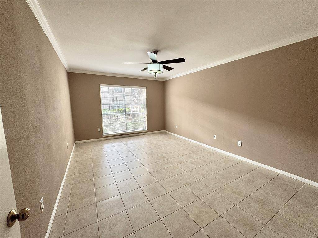 The continuous tile flooring really is easy to maintain.